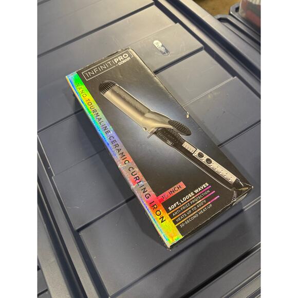 Conair Infiniti Pro Nano Tourmaline 1 1/2” Ceramic Curling Iron - Picture 2 of 9